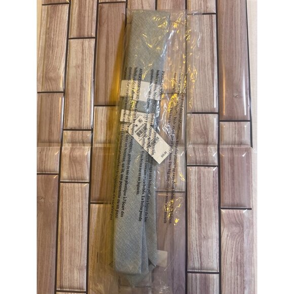 Bar III Mens Morden Solid Slim Tie Grey OS - Picture 2 of 2